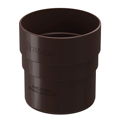 Муфта соединительная ДЕКЕ STANDARD d80мм цвет RAL 8017 Темно-Коричневый