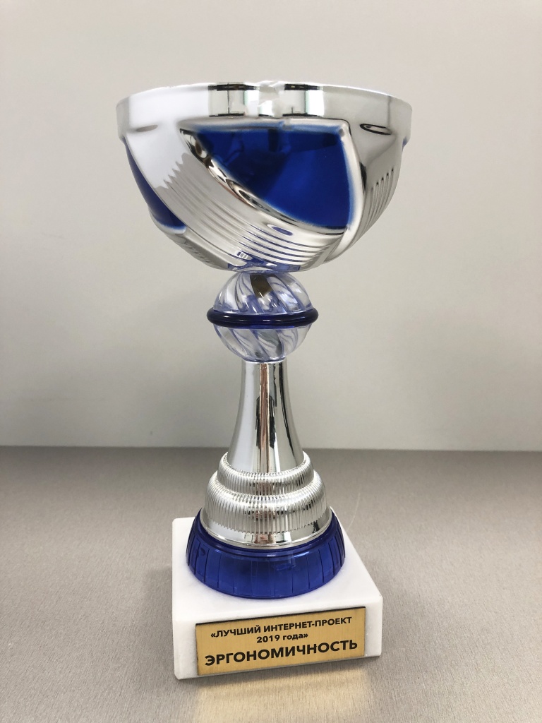 Центр Металлокровли получил кубок за лучший интернет-проект в номинации «Эргономичность»