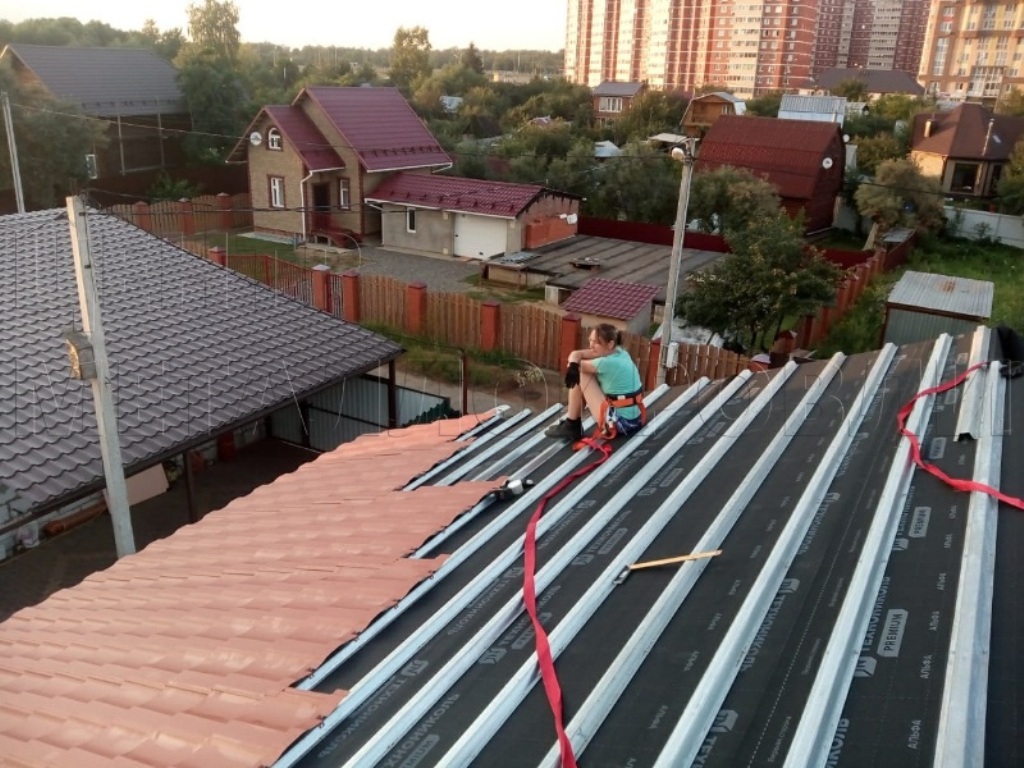 Металлочерепица Геркулес 8004 терракотовый Стальной Бархат от Центра Металлокровли в Усть-Каменогорске