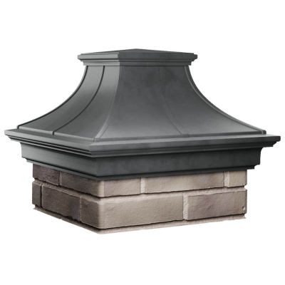 Колпак на столб забора MONBLAN PREMIUM Серый 1,5х1,5 кирпича 2