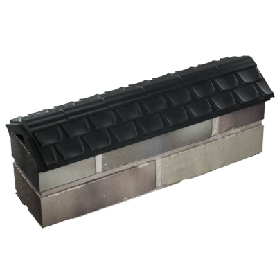 Парапет Elbrus Черный на 0.5 кирпича 130мм фото 4