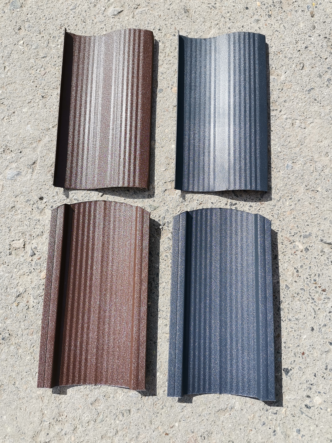 Металлопрофиль двусторонний под Стальной Бархат в Усть-Каменогорске